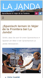 Mobile Screenshot of lajanda-spanischkurse.de